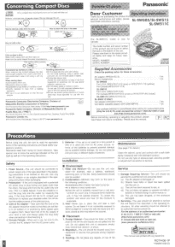 Panasonic SLSW515 SLSW505 User Guide