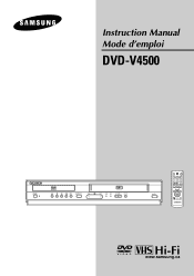 Samsung DVD-V4500 User Manual (user Manual) (ver.1.0) (Spanish)