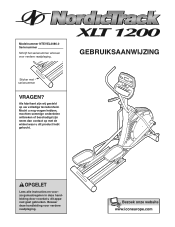 NordicTrack Xlt 1200 Elliptcal Dutch Manual
