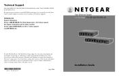 Netgear FS105NA FS105 Installation Guide