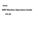 Epson V11H071920 Operation Guide - EMP Monitor v4.30