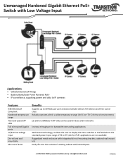 Lantronix SISTP1040-382B-LRT Unmanaged Hardened Gigabit Ethernet PoE Switch with Low Voltage Input Overview PDF 305.94 KB