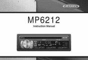 Audiovox MP6212 Instruction Manual