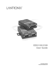 Lantronix EDS1100 EDS1100 / EDS2100 - User Guide