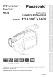 Panasonic PVL580 PVL580 User Guide