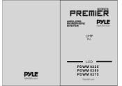 Pyle PDWM8250 User Guide