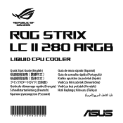 Asus ROG STRIX LC II 280 ARGB Quick Start Guide Multiple Languages