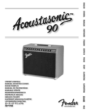 Fender Acoustasonic 90 Owners Manual