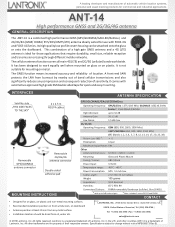 Lantronix Mobility Accessories Lantronix ANT-14 Product Brief