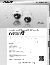 Ganz Security ZN1A-DN332XE-MPD _ZNDNT372XE-MPD Specifications