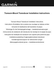 Garmin Traditional Transducers Installation Instructions