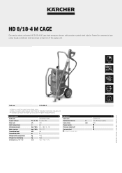 Karcher HD 8/18-4 M Cage Product information