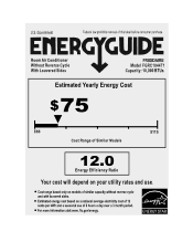 Frigidaire FGRC1044T1 Energy Guide