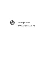 HP Mini 210-2100 Getting Started - Windows 7