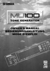 Yamaha MU100 MU100 Owners Manual