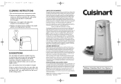 User manual Cuisinart SCO-60 (English - 12 pages)