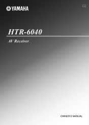 Yamaha HTR-6040B MCXSP10 Manual