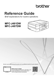 Brother International MFC-J497DW Reference Guide