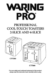 Waring CTT400BK User Manual