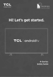 TCL 75S434 4-Series Android TV Quick Start Guide