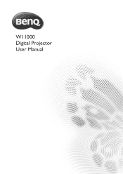 BenQ W11000 User Manual