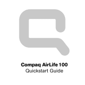 Compaq AirLife 100 Compaq AirLife 100 - Quickstart Guide
