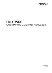 Epson C3500 Quick Printing Guide for NiceLabel