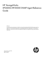 HP XP20000 HP StorageWorks XP24000/XP20000 SNMP Agent Reference Guide (AE131-96088, May 2011)