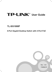 TP-Link TL-SG1008P TL-SG1008P V1 User Guide