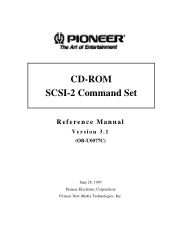 Pioneer DR-966 SCSI-2 Command Set Reference Manual