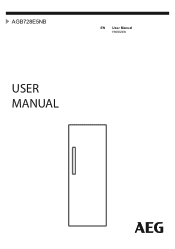 AEG AGB728E5NB User Manual