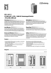 LevelOne IES-0812 Datasheet