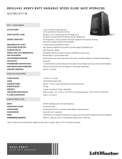 LiftMaster HDSL24UL LiftMaster HDSL24UL Data Sheet - English