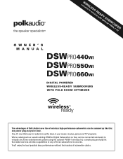 Polk Audio DSW PRO 550 PRO