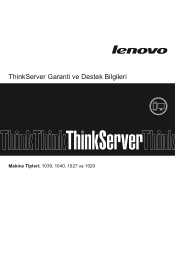 Lenovo ThinkServer TD230 (Turkey) Warranty and Support Information
