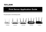 TP-Link N750 TL-WDR4300 Print Server Application Guide