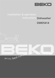 Beko DWD5414 User Manual