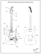 Fender Buddy Guy Standard Stratocaster Buddy Guy Standard Stratocaster Service Diagrams