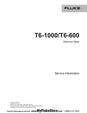 Fluke T6-1000 Product Manual