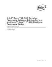Intel BX80613I7990X Data Sheet