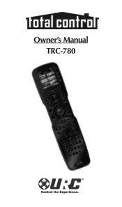 URC TRC-780 Owners Manual