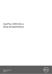 Dell OptiPlex 3090 Micro Setup and Specifications