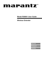 Marantz RX8001 User Guide