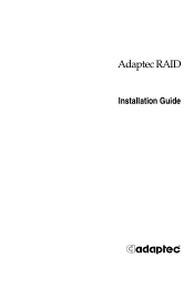 Adaptec 3400S Installation Guide