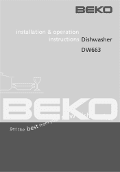 Beko DW663 User Manual