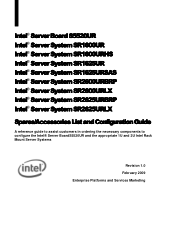 Intel SR2625URBRPNA Configuration Guide