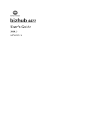 Konica Minolta bizhub 4422 bizhub 4422 User Guide