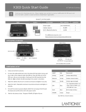 Lantronix X300 Series X303 LTE-M Quick Start Guide Rev B