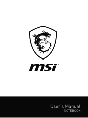 MSI GF75 Thin User Manual