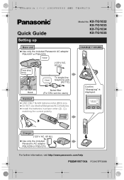 Panasonic KX-TG103 Quick Guide US